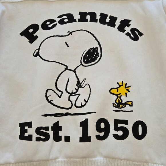 Peanuts | Snoopy Woodstock White Knit Graphic Sweater | Size S - Picture 2 of 4